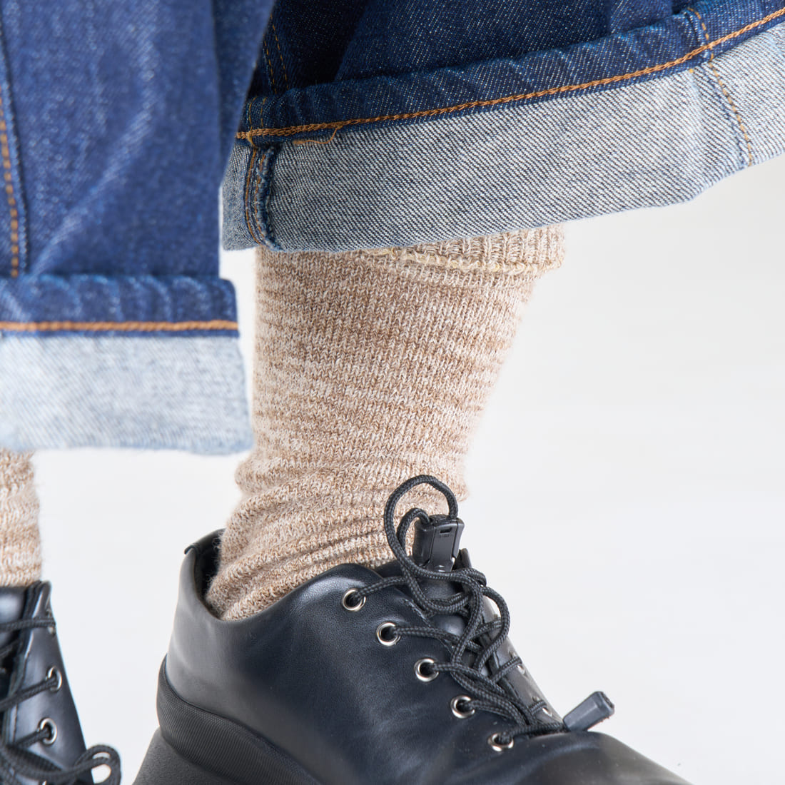 お手軽冷えとり靴下かかとなし