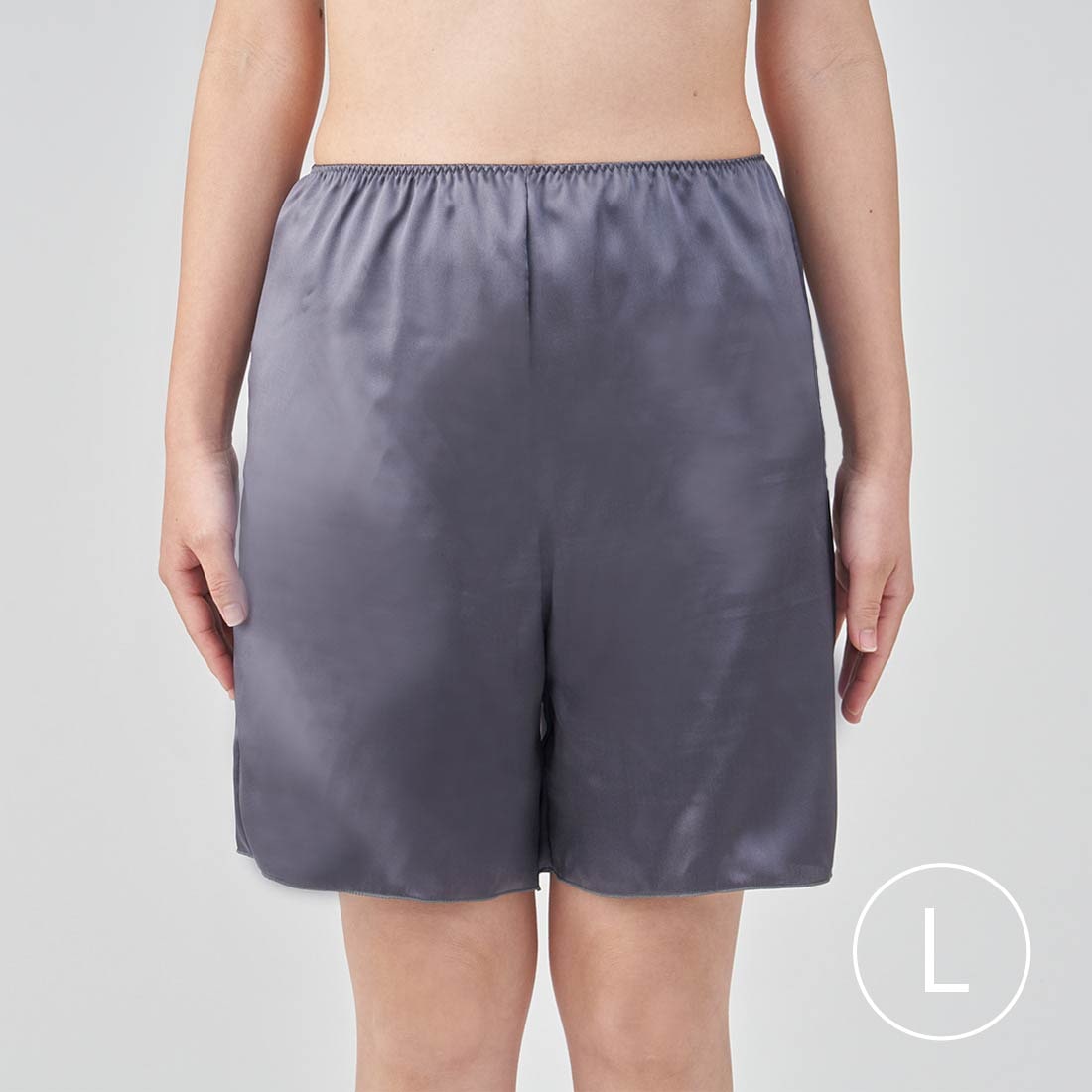 リラックスタイムに着たいシルクペチコートパンツ*