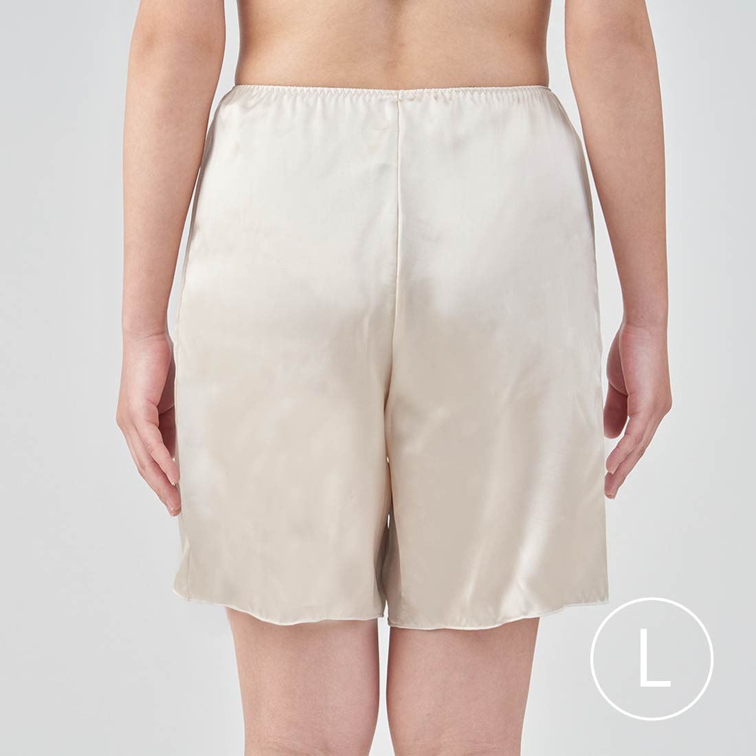 リラックスタイムに着たいシルクペチコートパンツ*