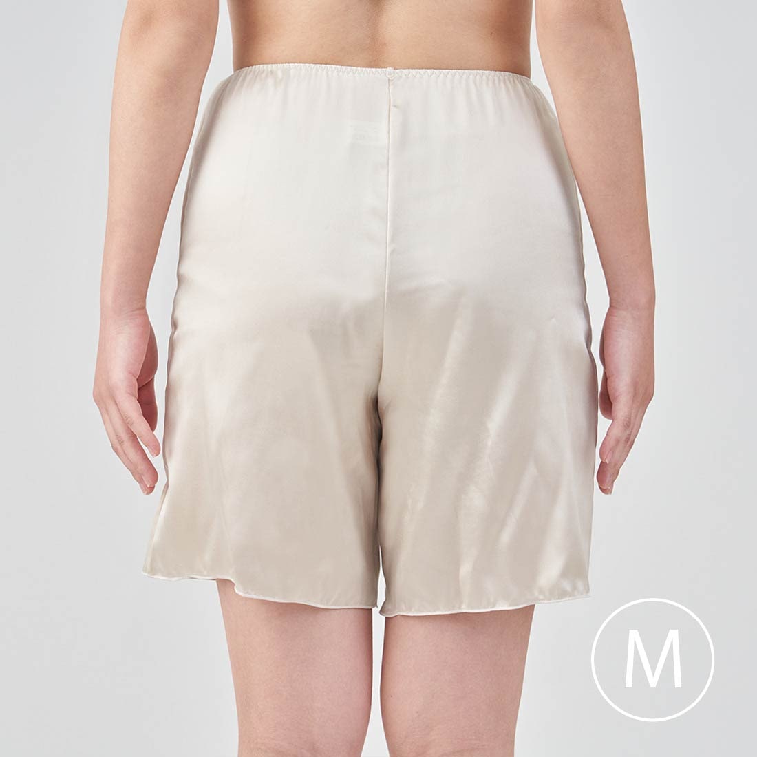リラックスタイムに着たいシルクペチコートパンツ*