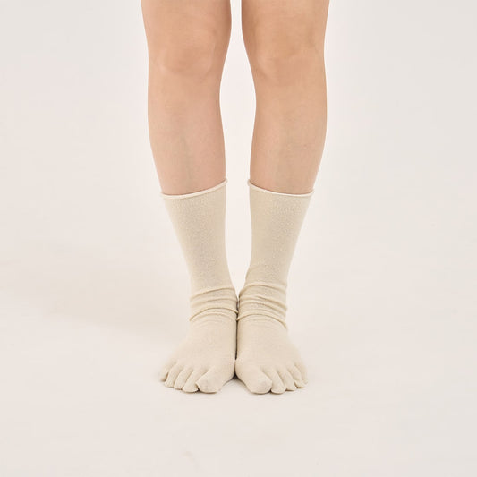 お試し!冷えとり靴下 素朴シルク5本指靴下
