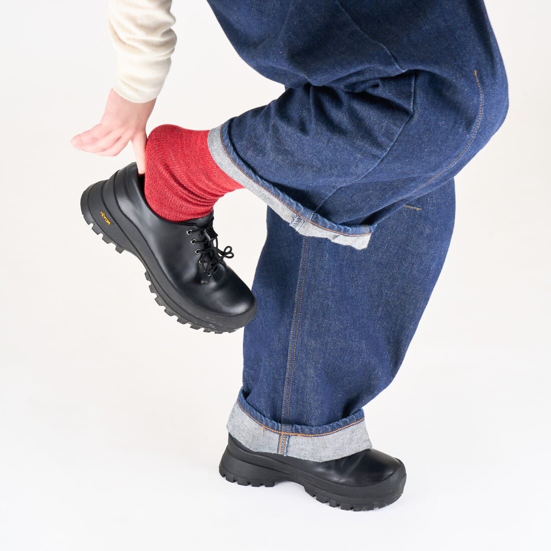 お手軽冷えとり靴下かかとなし