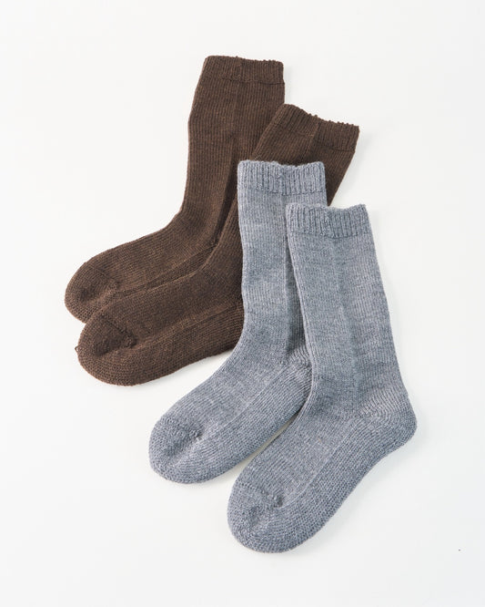 足裏ふかふか、雪解け靴下