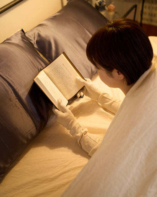 ロングシルク手袋