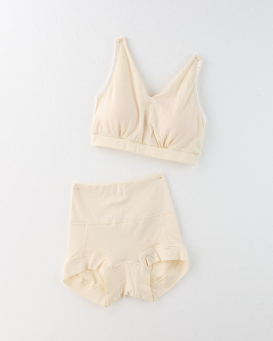 絹肌シルクブラ・ショーツセット*