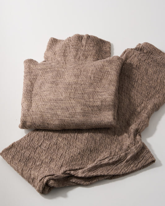 気品を纏う、シルク&ウールインナー上下セット(タートルネック+レギンス )*