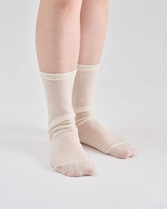 冷えとり靴下 ウール先丸靴下