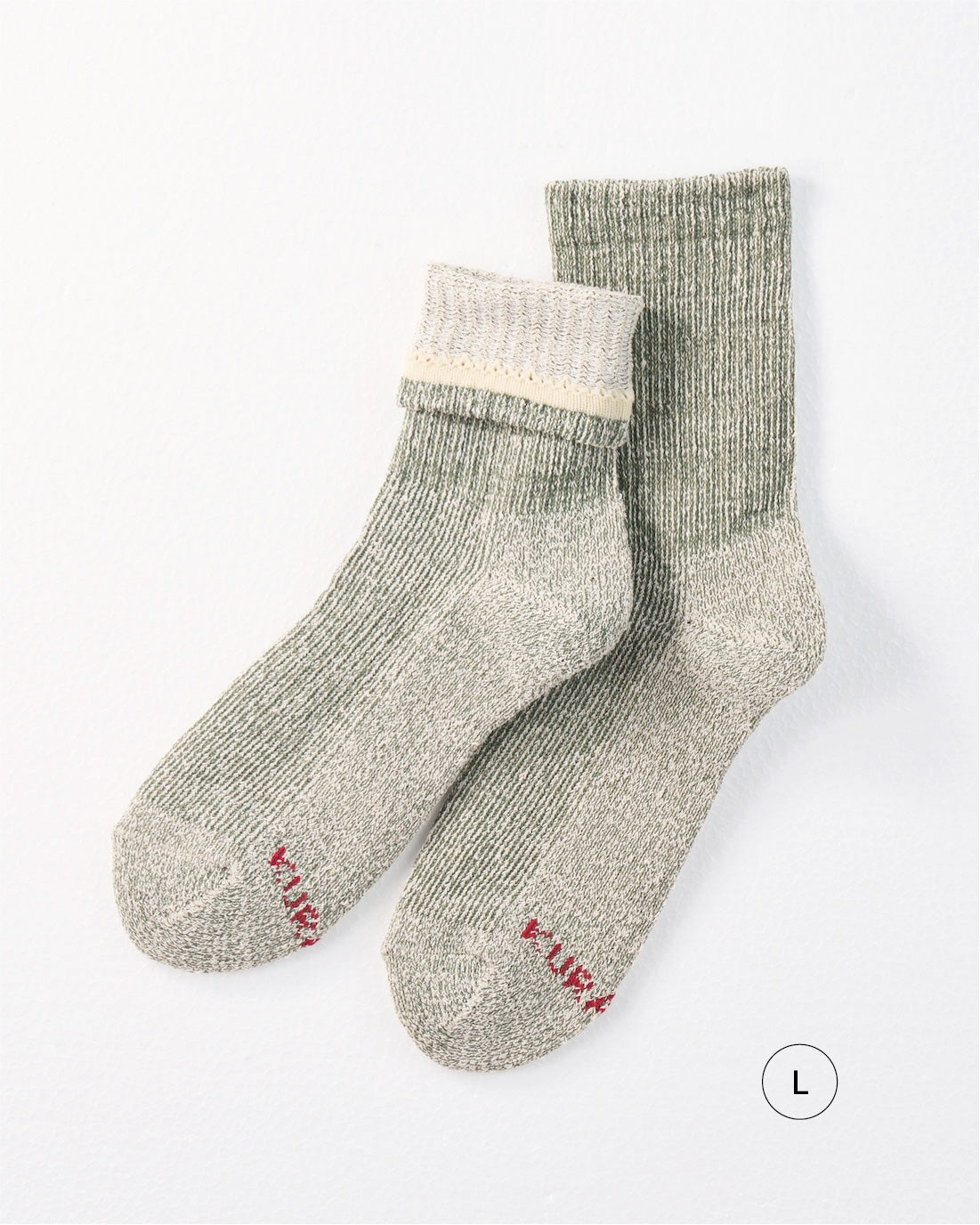 麻と絹のパイルソックス