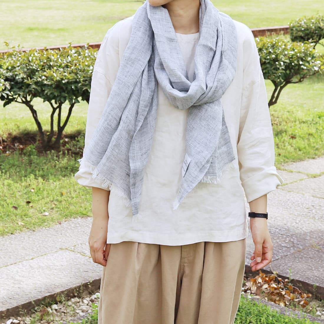 【残りわずか】LAPUAN KANKURIT(ラプアンカンクリ)/リネンストール 「LEMPI」*