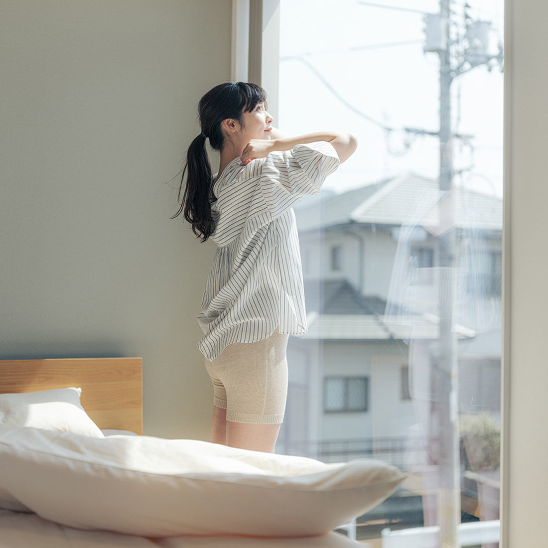 初秋におすすめ、爽はらぱん(腹巻パンツ)ショートタイプ