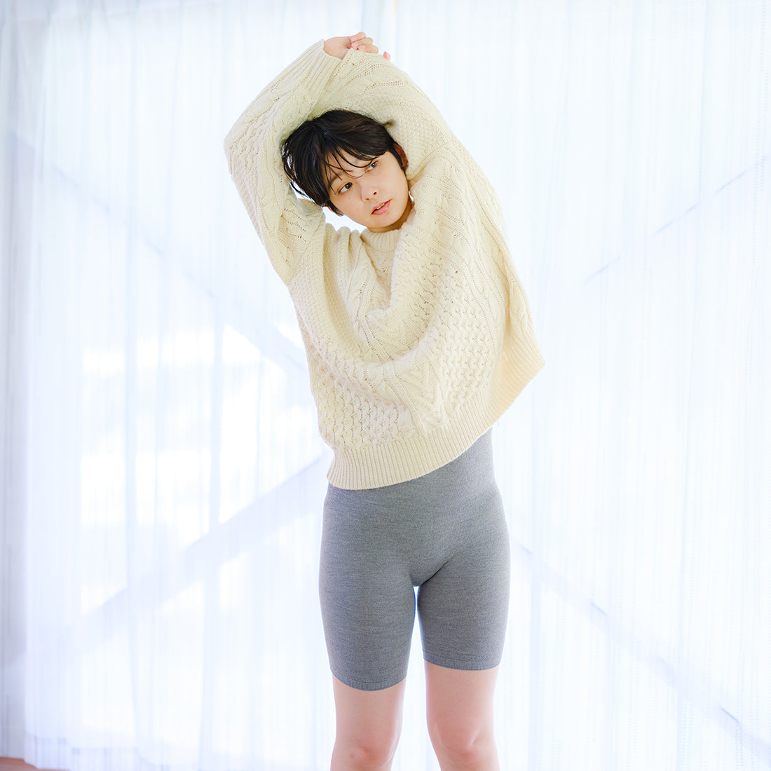 心とろける、シルクリッチはらぱん(腹巻パンツ)ショートタイプ
