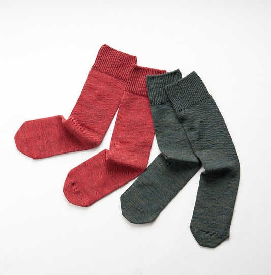 お手軽冷えとり靴下かかとなし ペアーズセット*