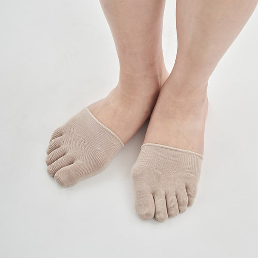 つま先シルクインナー