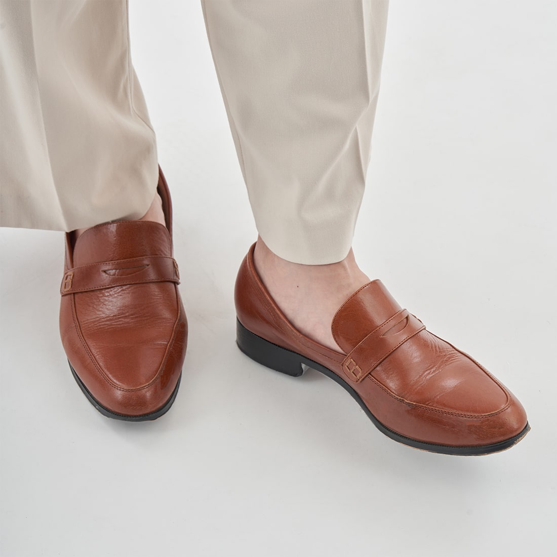 つま先シルクインナー