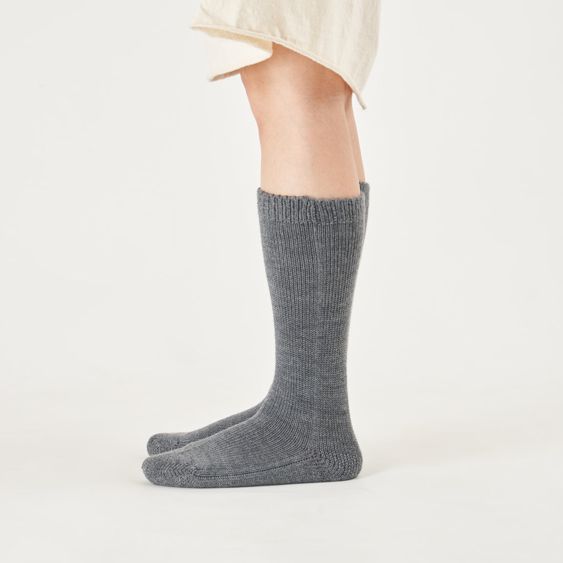 足裏ふかふか、雪解け靴下