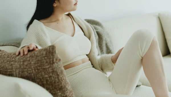 季節の変わり目に。程よい丈感のシルク&ウールはらぱんハーフ