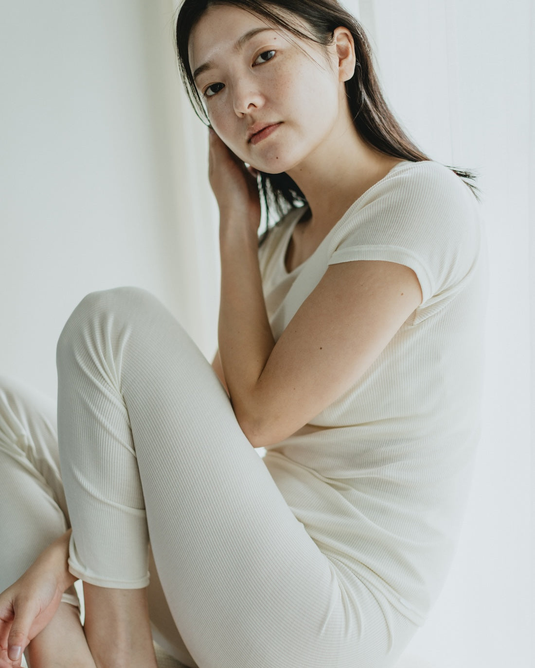 汗悩みを救う、シルク100%リブフレンチスリーブ – くらしきぬ