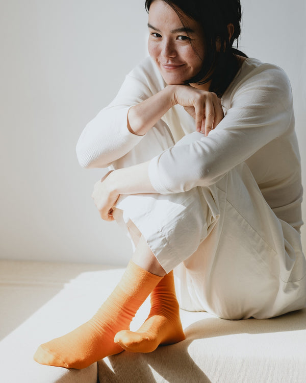 【予約販売】シルク&ウール 2層ソックス