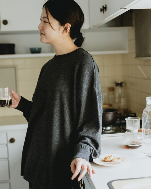 コットン&カシミヤ ルームウェア プルオーバー