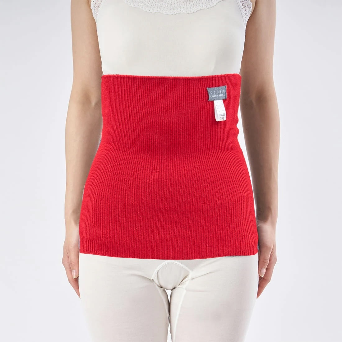 シルク&ウール 赤いはらまき