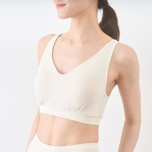 絹肌シルクブラ