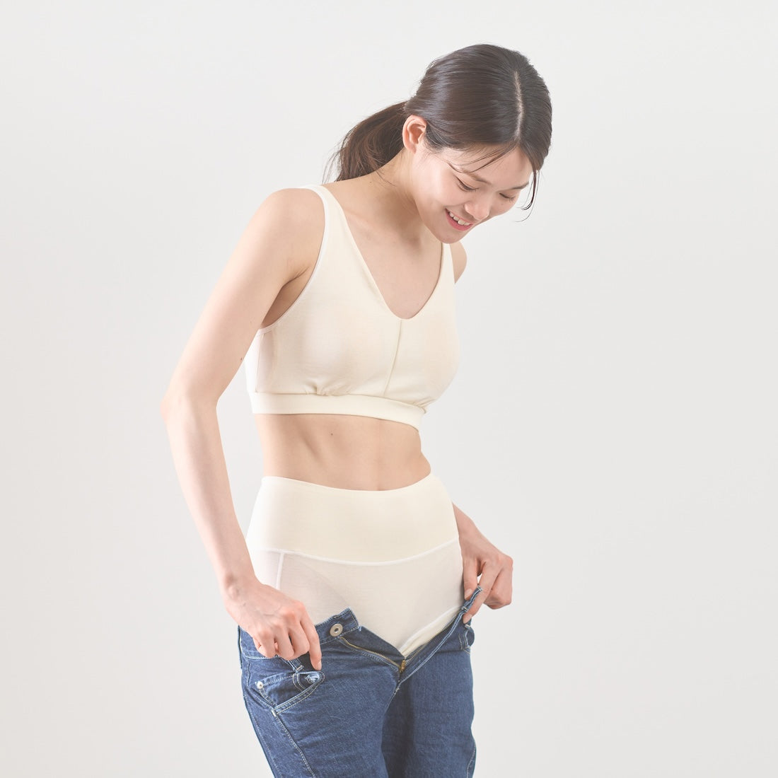 【予約販売】日常を上質にする、絹肌シルクブラ・ショーツセット*
