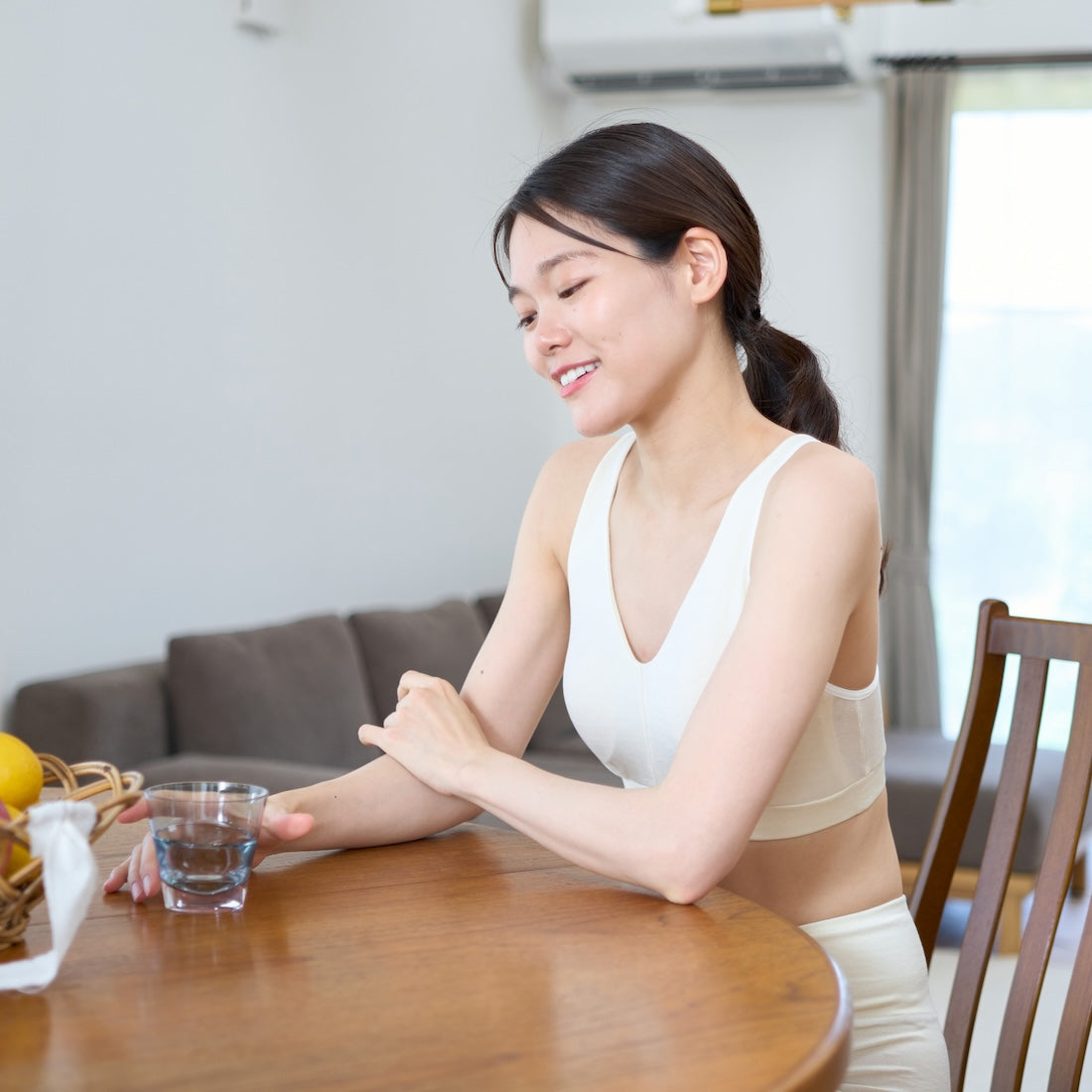 【予約販売】日常を上質にする、絹肌シルクブラ・ショーツセット*