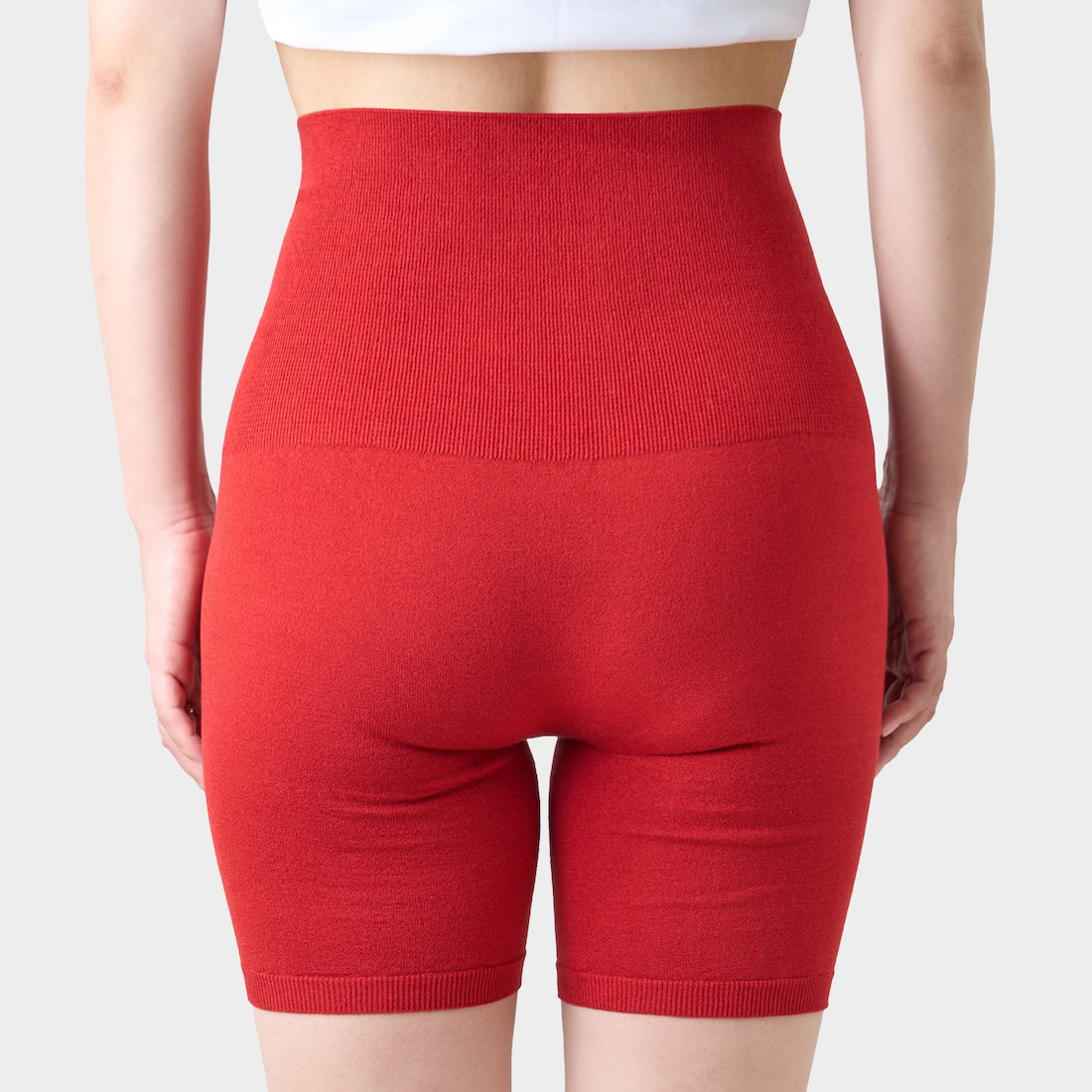 【予約販売】心とろける、赤いシルクリッチはらぱん(腹巻パンツ) ショートタイプ