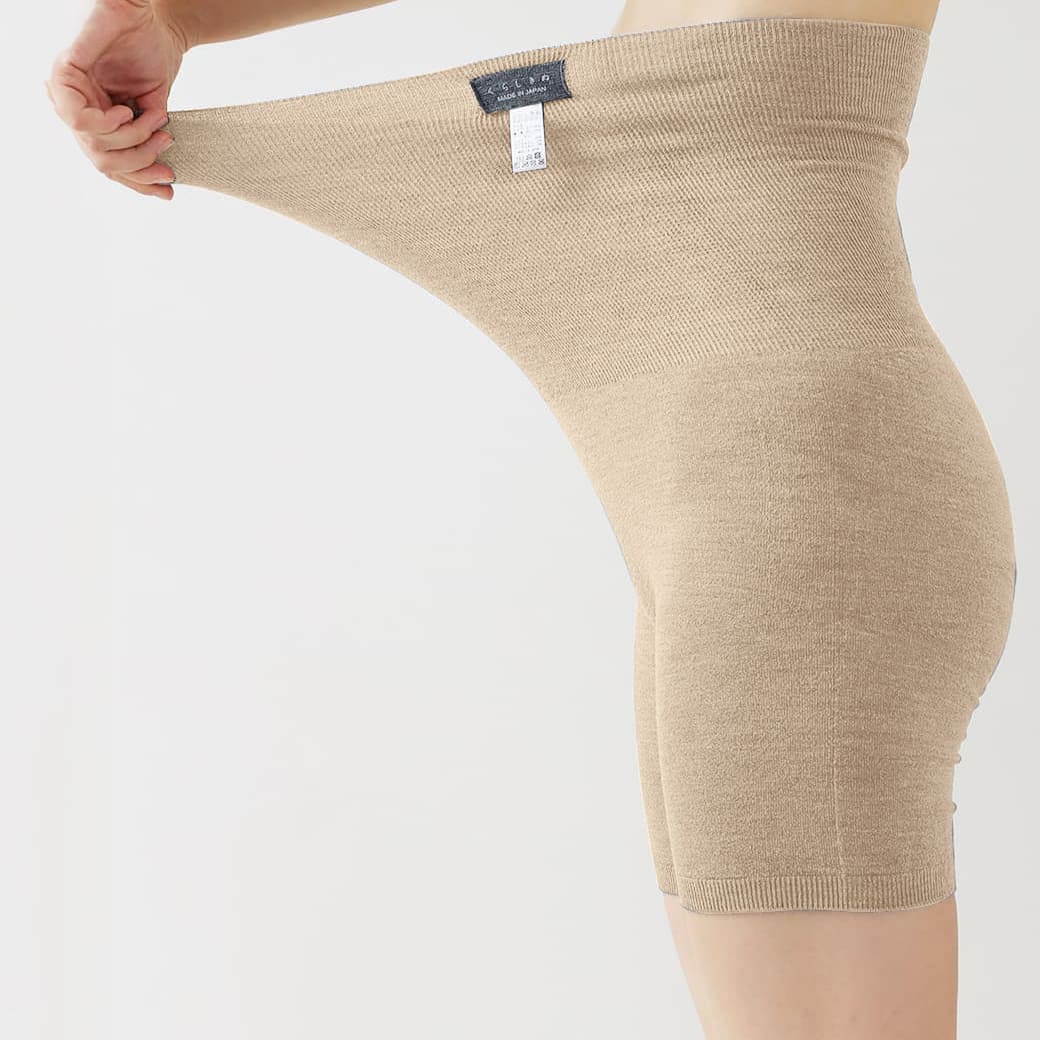 心とろける、シルクリッチはらぱん(腹巻パンツ)ショートタイプ