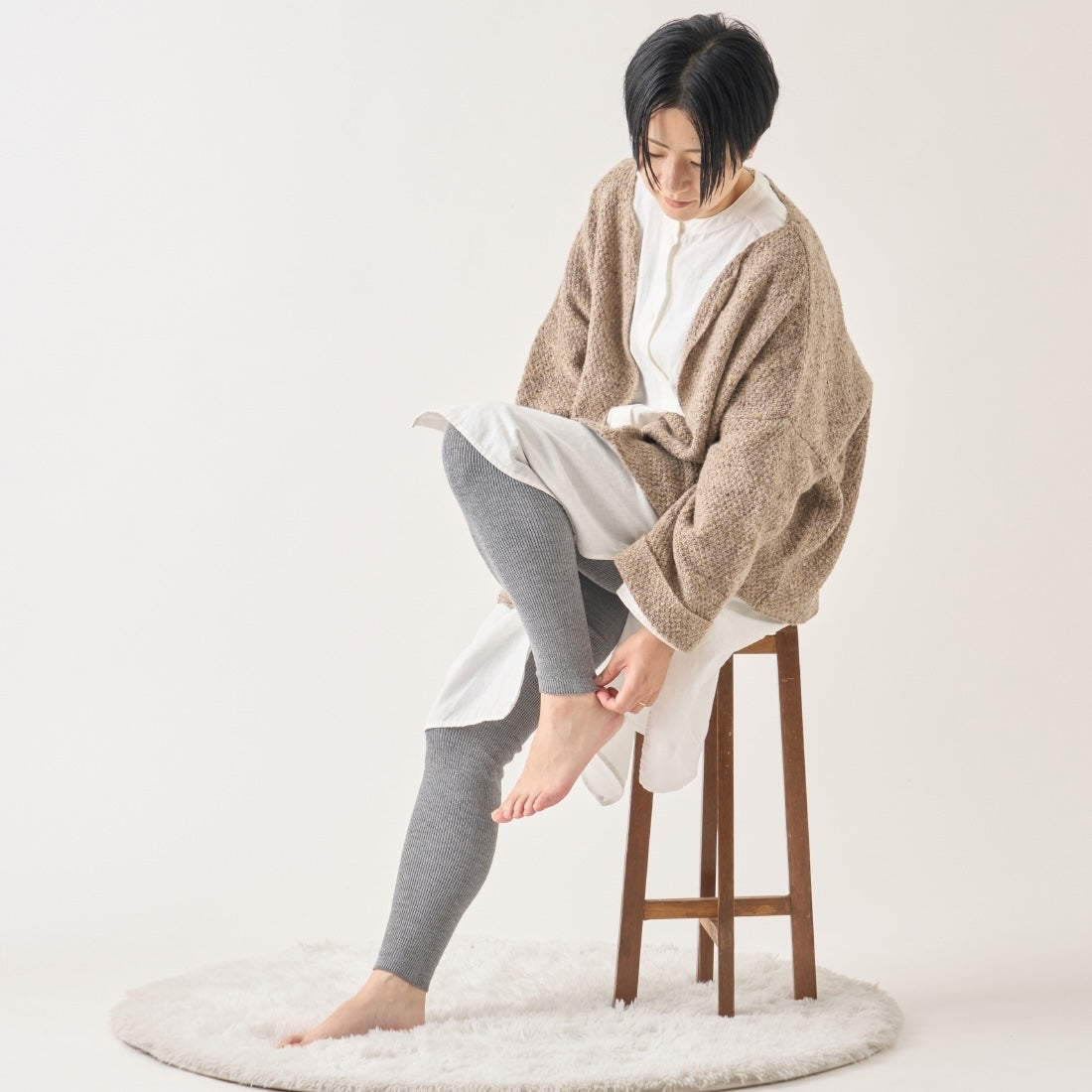 【予約販売】シルクリッチはらぱん(腹巻パンツ)ロングタイプ
