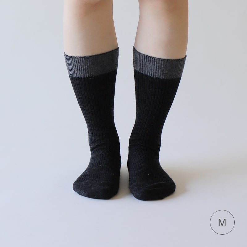 【Lサイズのみ 20%OFF】お手軽冷えとり靴下バイカラー