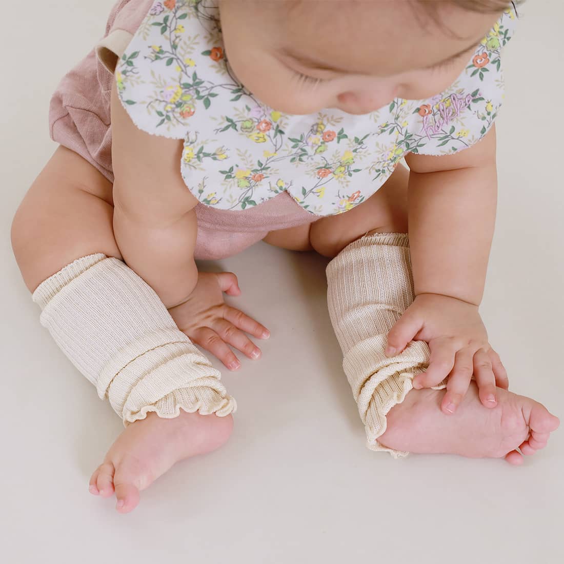 【11%OFF|11/11AMまで】シルク レッグウォーマー〈ベビー〉