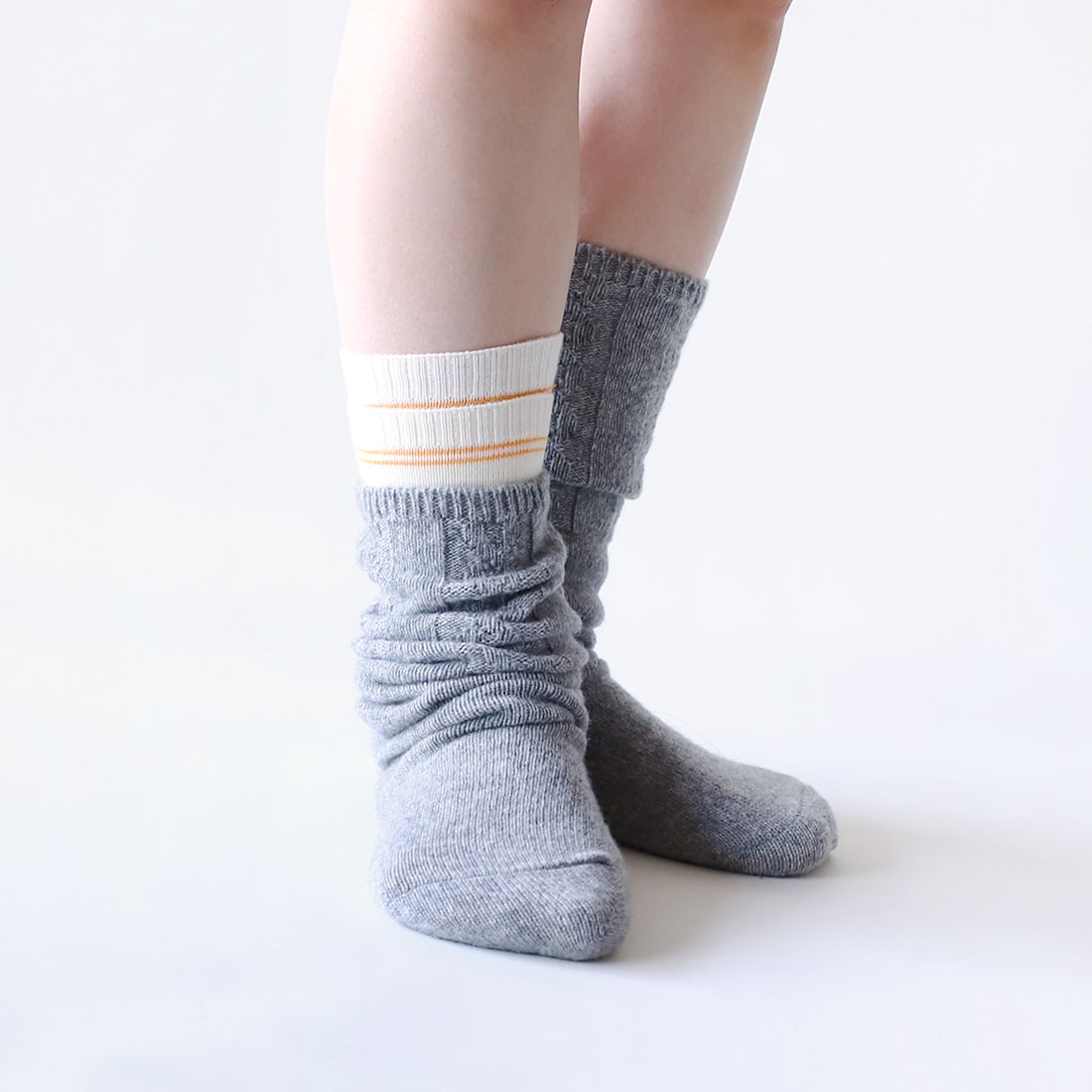 冷えとり靴下 内絹外ウールインナー靴下重ね履きセット