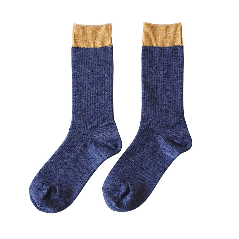 【Lサイズのみ 20%OFF】お手軽冷えとり靴下バイカラー