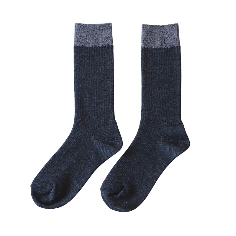 【Lサイズのみ 20%OFF】お手軽冷えとり靴下バイカラー
