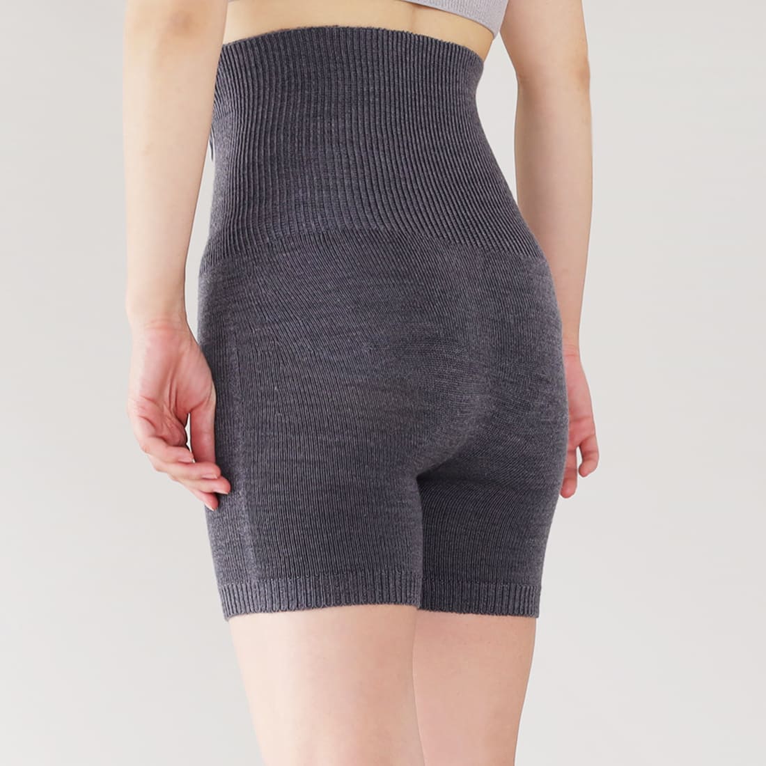 シルク&ウール はらぱん(腹巻パンツ) ショートタイプ