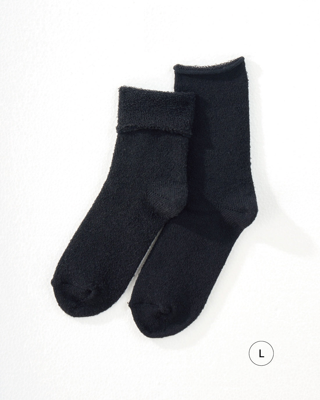 シルク&ウール パイル先丸靴下