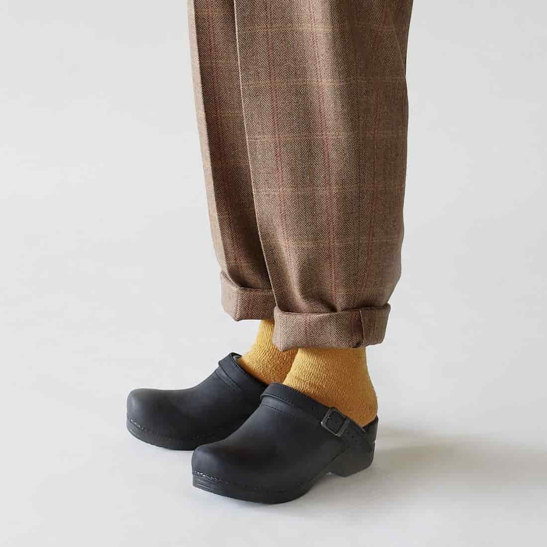 【12％OFF】シルク&ウール パイル靴下 重ね履きセット*
