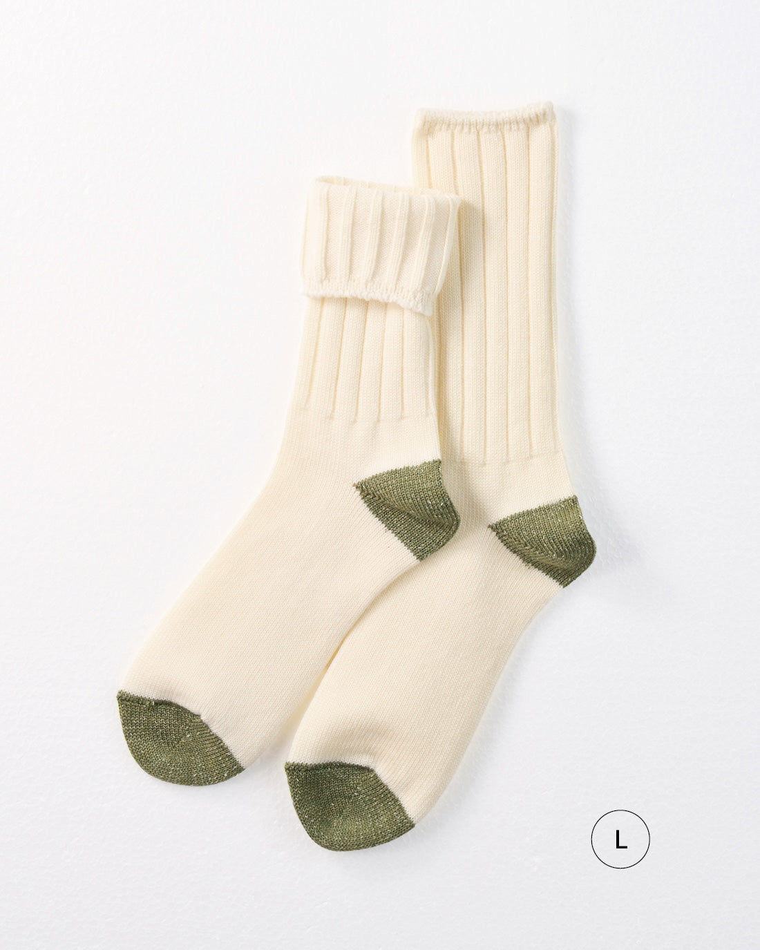 お手軽冷えとり靴下リブバイカラー- 冷えとり靴下・絹肌着 くらしきぬ