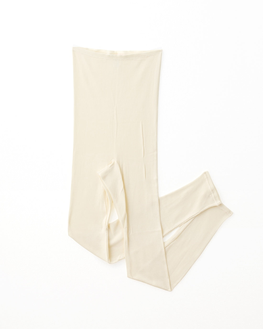 汗悩みを救う、シルク100%リブレギンス