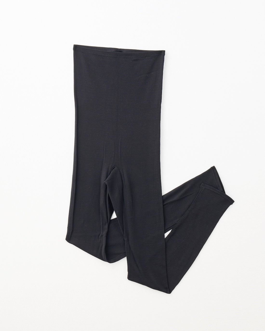 汗悩みを救う、シルク100%リブレギンス