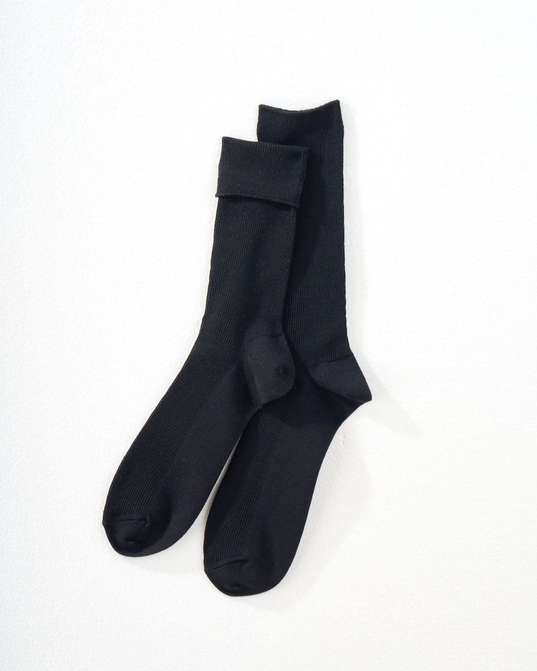 シルク＆ウール ベーシックソックス〈メンズ〉