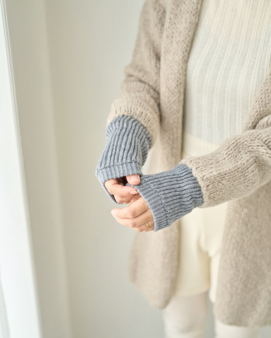 レッグウォーマー厚手ロング丈