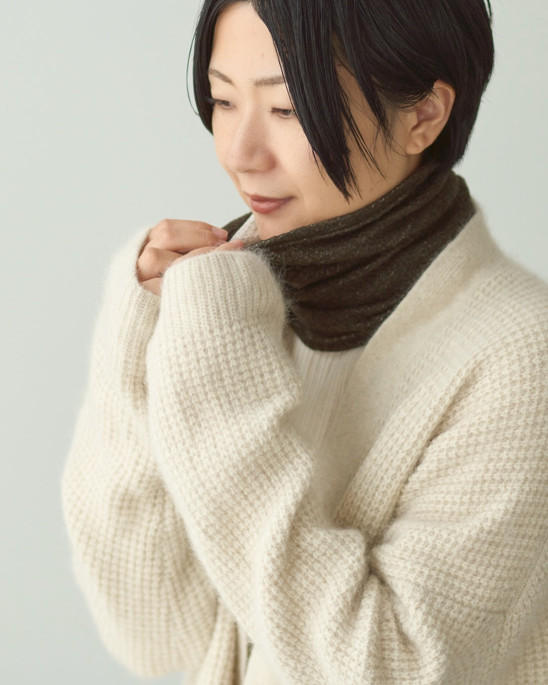 絹包〈きぐるみ〉ネックウォーマー