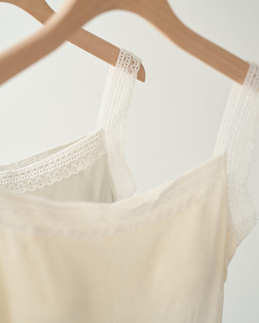 【リニューアル】［粉雪］キャミ・ボクサーショーツセット*