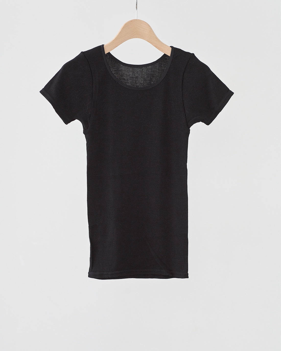 汗悩みを救う、シルク100%リブフレンチスリーブ