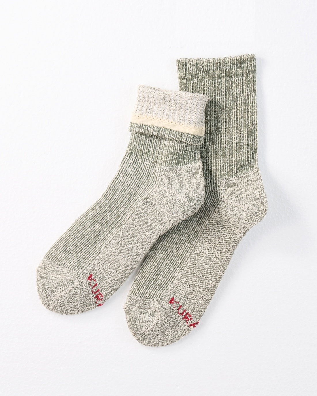 麻と絹のパイルソックス