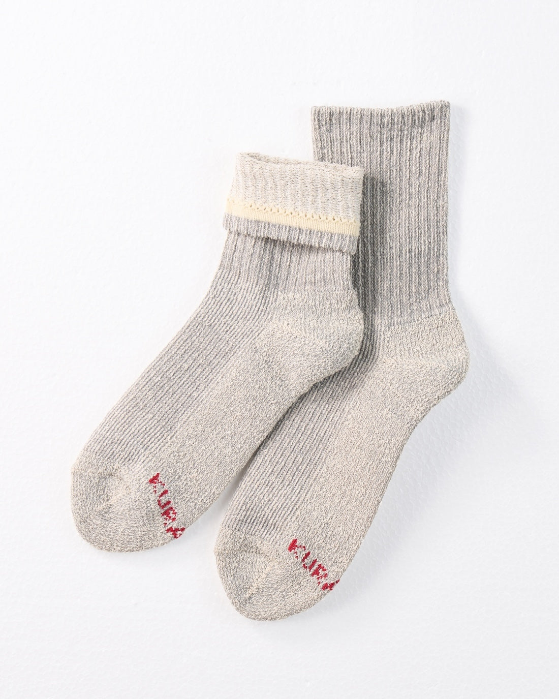 麻と絹のパイルソックス