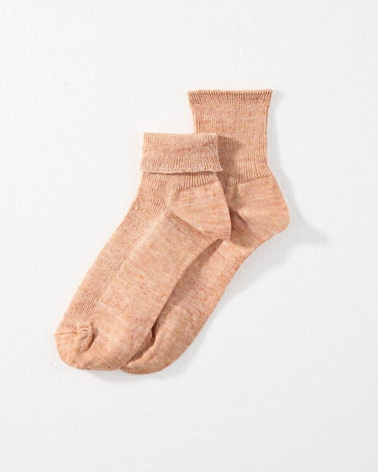 リネン＆シルク おでかけソックス
