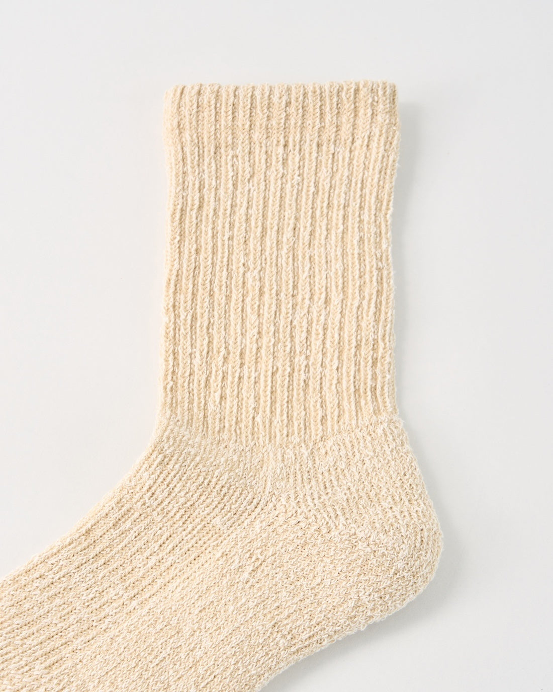 麻と絹のパイルソックス